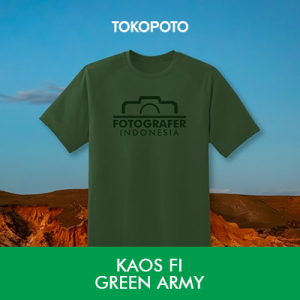 T-Shirt Fotografer Indonesia Green Army